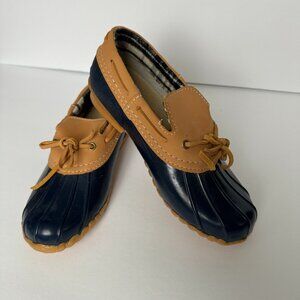 NWOT Aquastop Duck Shoes, Blue, Size 6